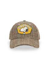 Peanuts™ Cap mit Karo-Muster und Snoopy-Patch