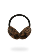 Ohrenschützer aus Fake Fur mit Leo-Muster