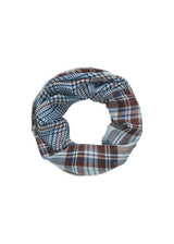 Loop aus recyceltem Polyester mit Karo-Mix