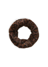 Loop aus Fake Fur mit Leo-Muster