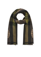 Schal aus Baumwoll-Jacquard mit Mustermix
