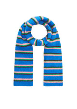 Gestreifter Strickschal im Vintage-Look