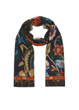 Schal mit floralem Herbst-Print
