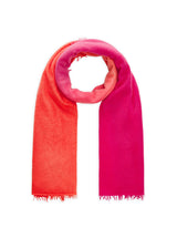 Gestrickter Kaschmirschal mit Ombré-Design