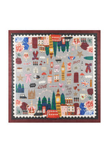 Feines Tuch mit London-Motiven
