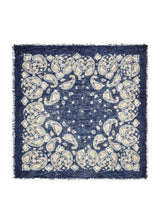 Hochwertiges Bandana aus Kaschmir mit Paisley-Muster
