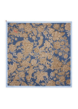 Hochwertiges Bandana aus Kaschmir mit Blumen-Muster