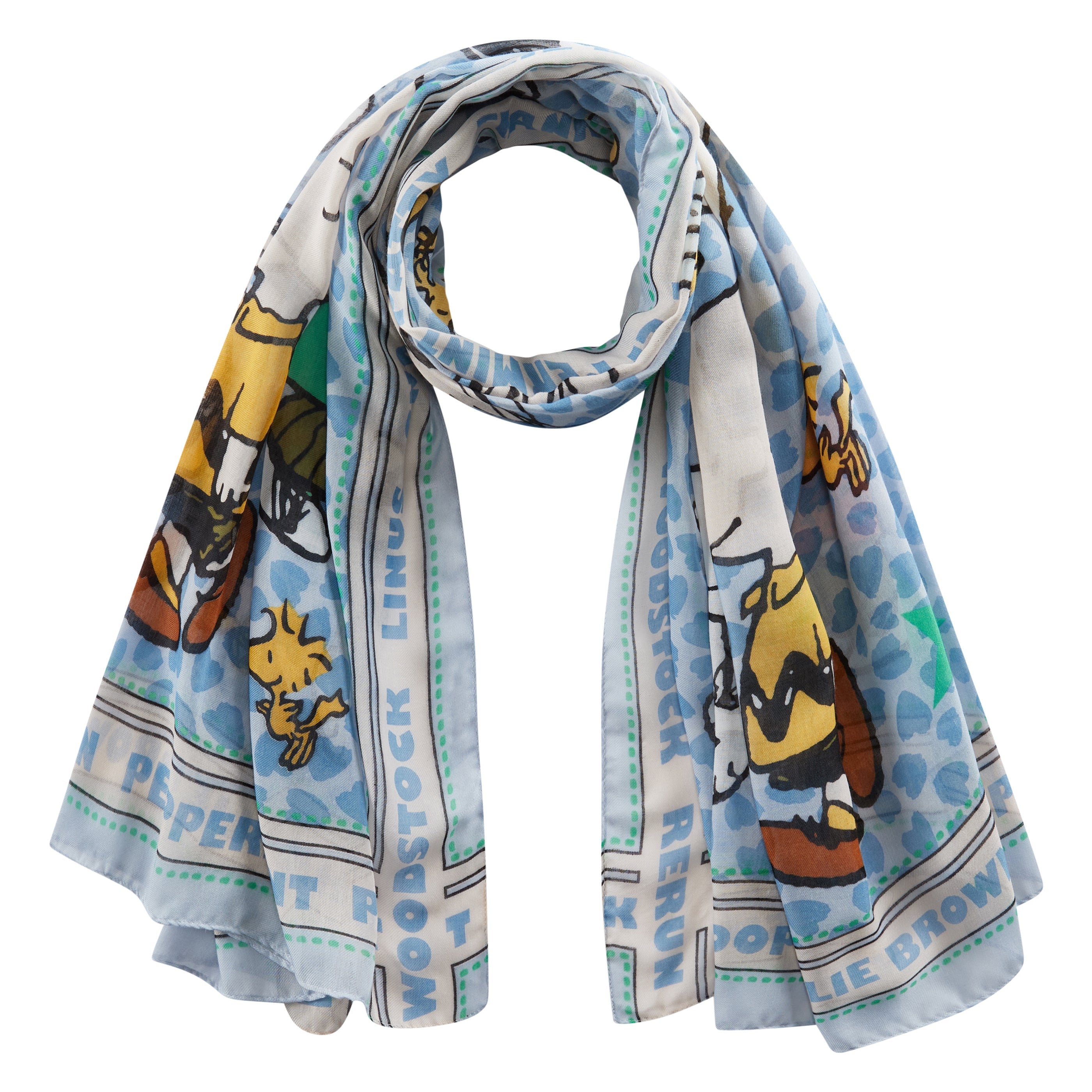 PEANUTS™ SCHAL MIT SNOOPY & CO. AUS RECYCELTEM POLYESTER