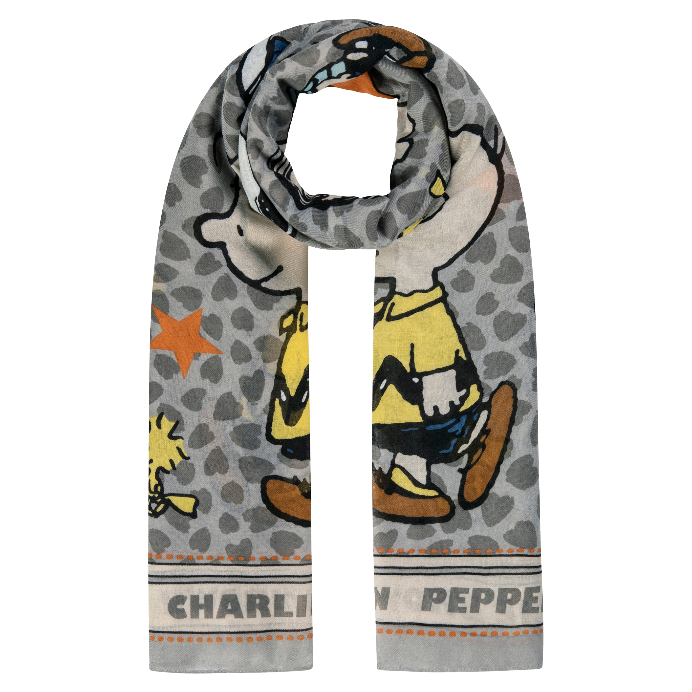PEANUTS™ SCHAL MIT SNOOPY & CO. AUS RECYCELTEM POLYESTER