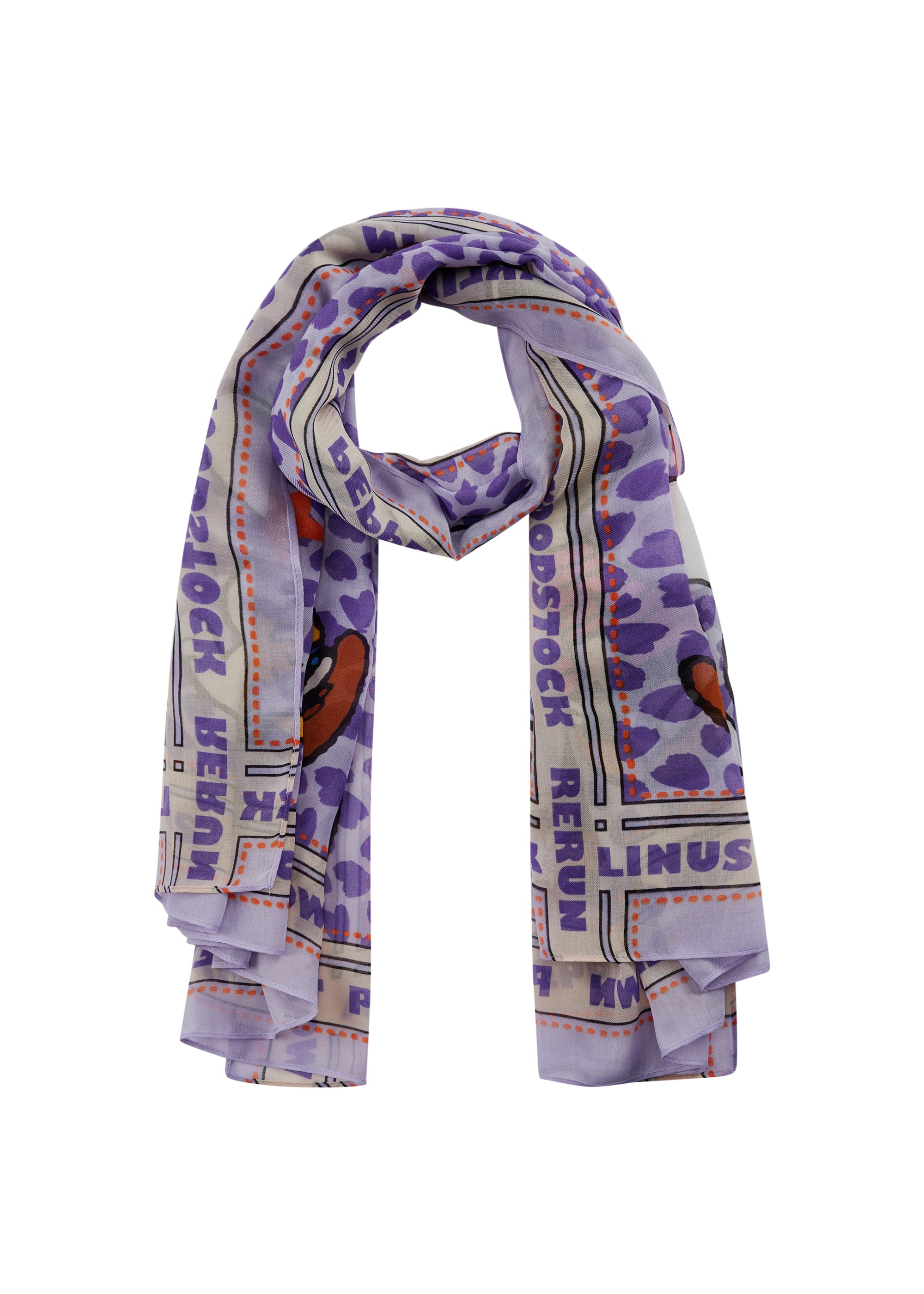 PEANUTS™ SCHAL MIT SNOOPY & CO. AUS RECYCELTEM POLYESTER