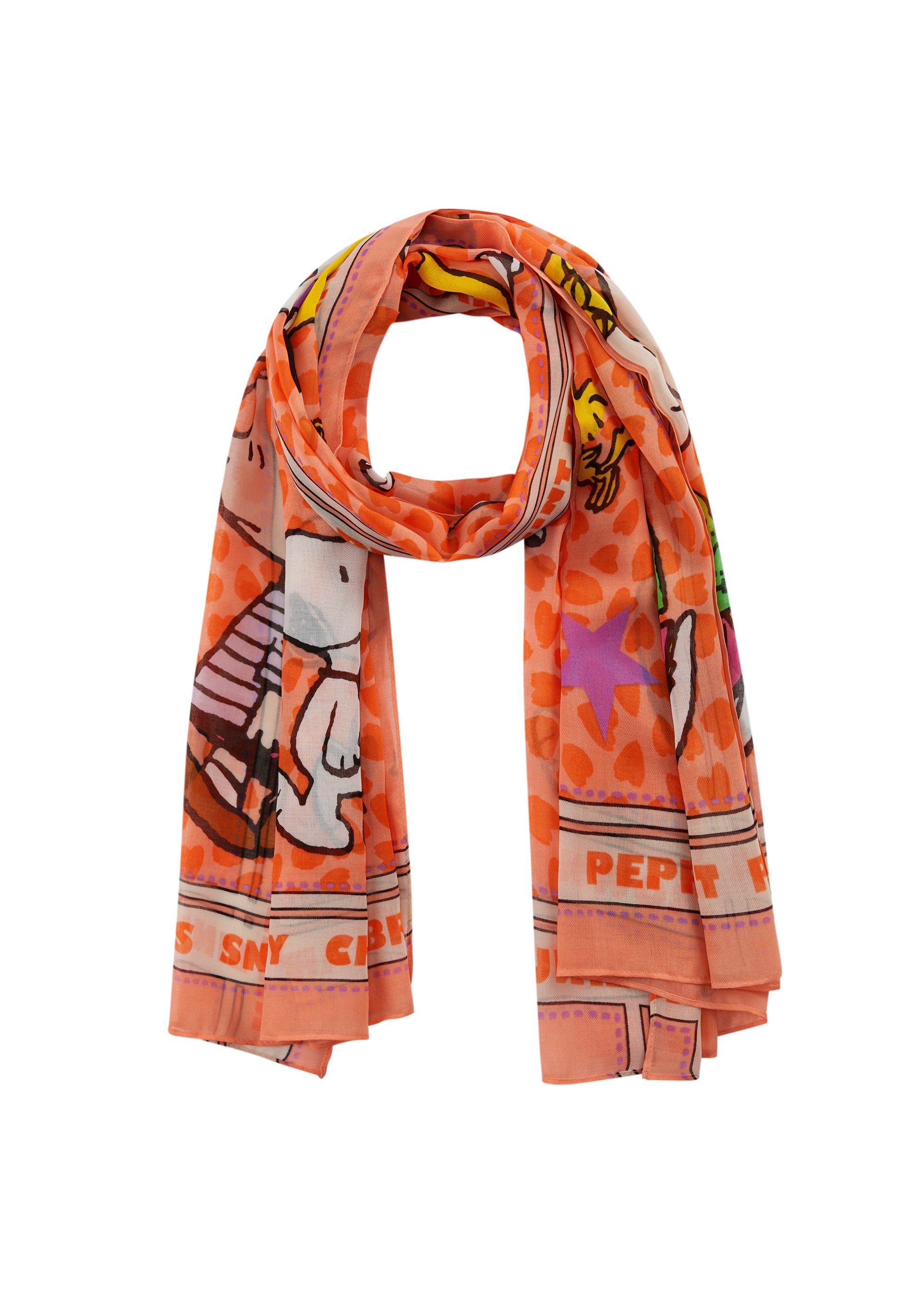 PEANUTS™ SCHAL MIT SNOOPY & CO. AUS RECYCELTEM POLYESTER