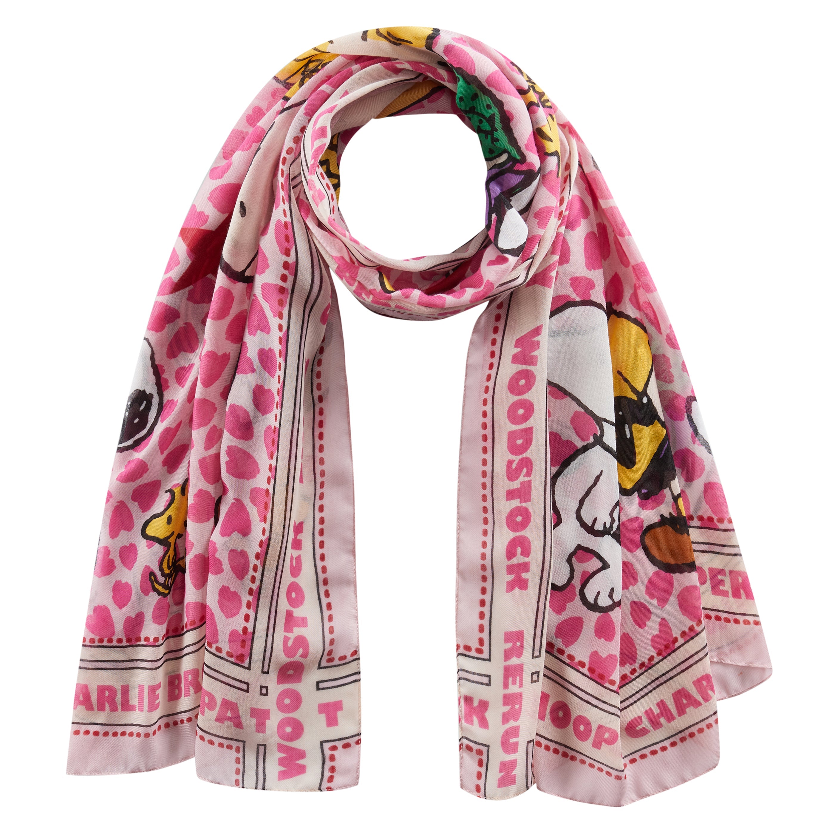PEANUTS™ SCHAL MIT SNOOPY & CO. AUS RECYCELTEM POLYESTER