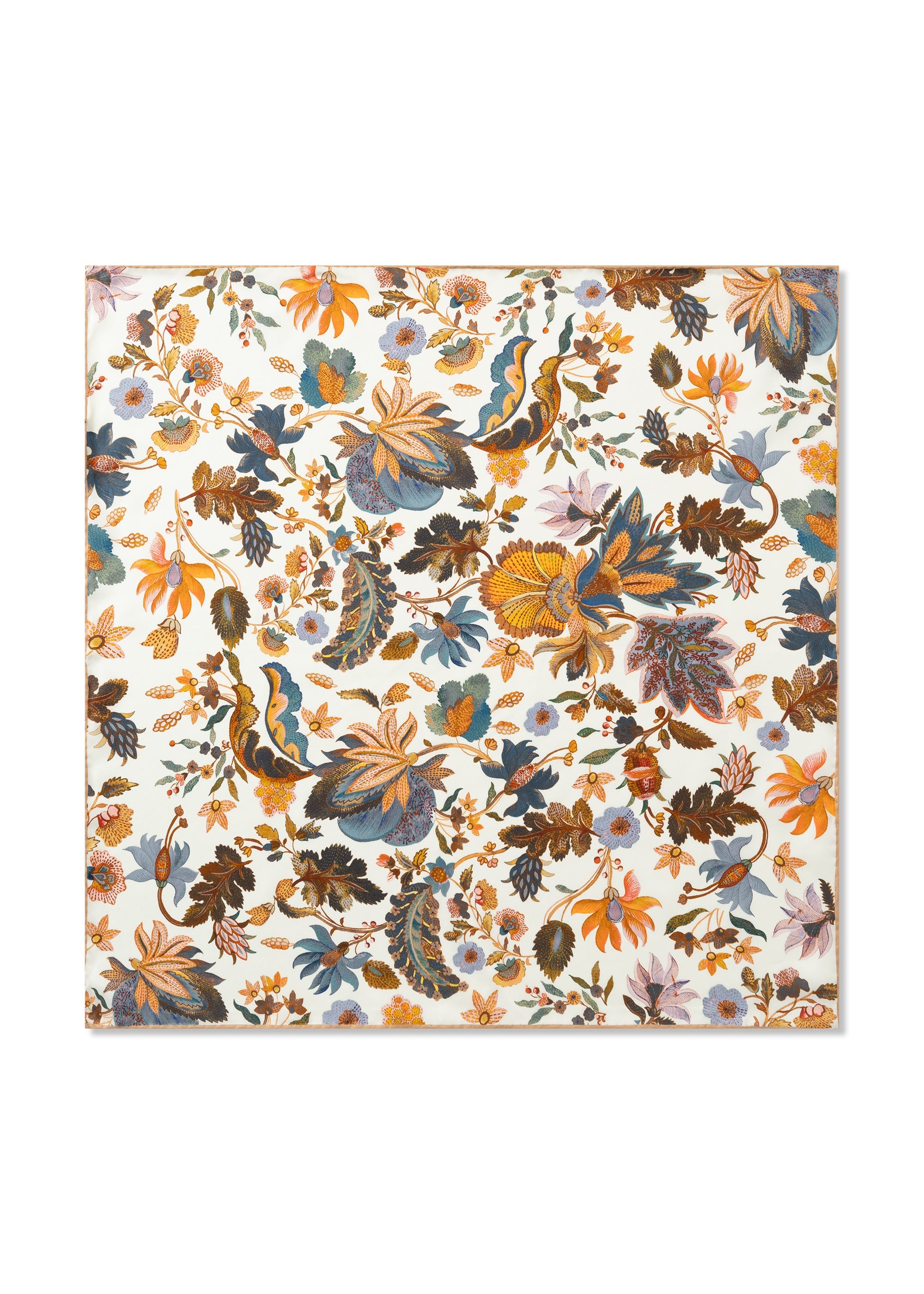 aus reiner Seide mit Blumenmuster
