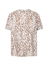 T-Shirt aus Baumwolle mit klassischem Leomuster