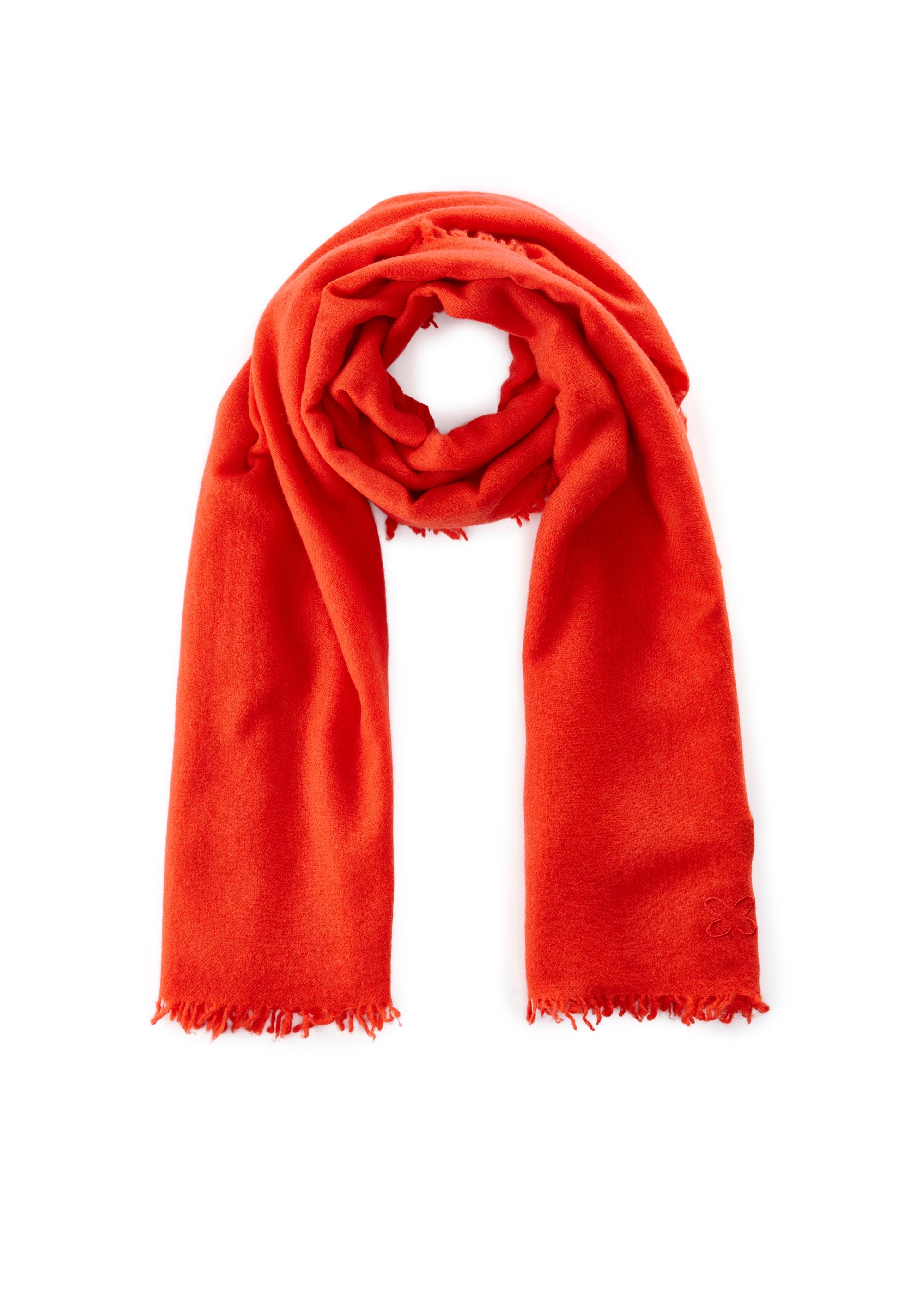 WOVEN SCARF WOOL/CASHMERE SOLID