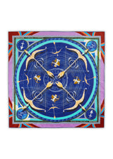 Exklusives Sternzeichen-Tuch aus reiner Seide