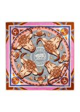 Stier Exklusives Sternzeichen-Tuch aus reiner Seide