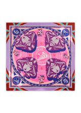 Jungfrau Exklusives Sternzeichen-Tuch aus reiner Seide